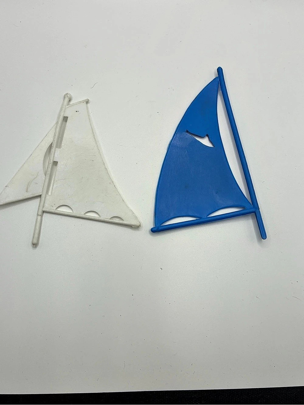 Blue & White Toy Boat Sail Pieces